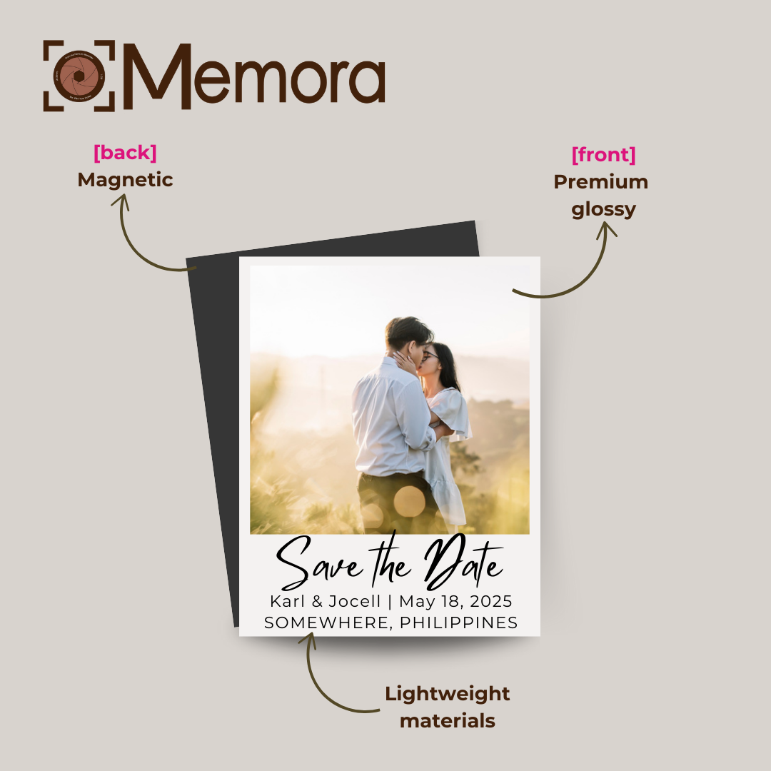 Memora Save the Date Photo Magnets Min. 20Pcs